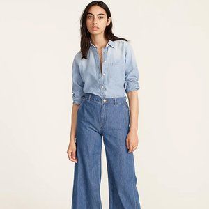 J.Crew Classic Chambray Popover NWT